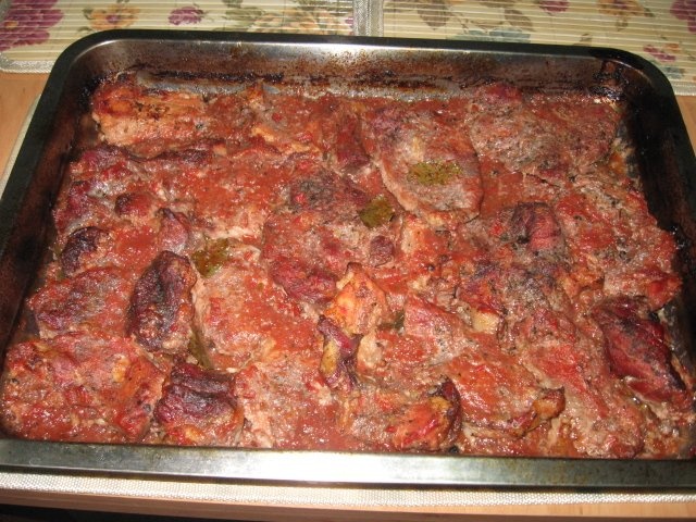 Friptura de porc la cuptor