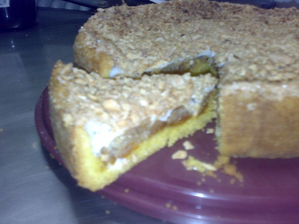 tarta  cu migdale si amaretti