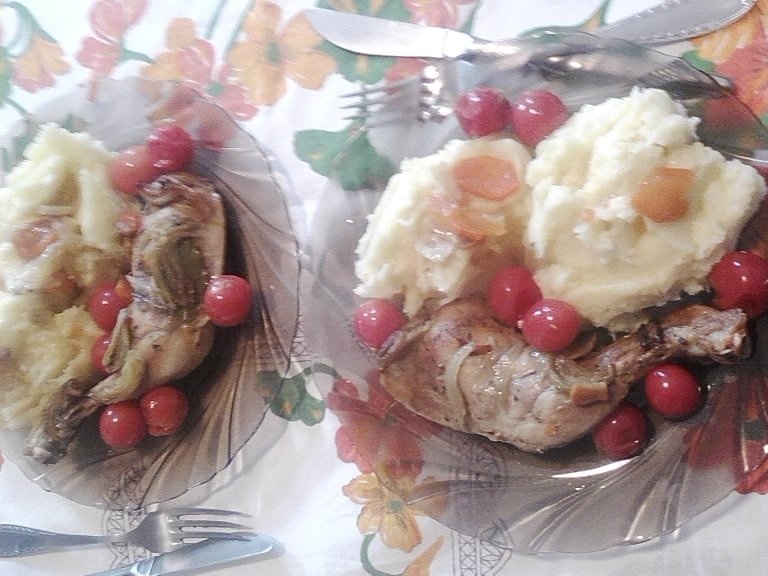 Friptura  din pulpe la cuptor