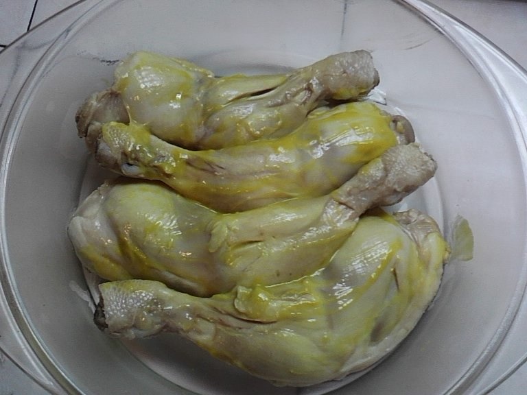 Friptura  din pulpe la cuptor