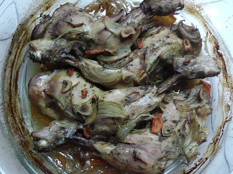 Friptura  din pulpe la cuptor