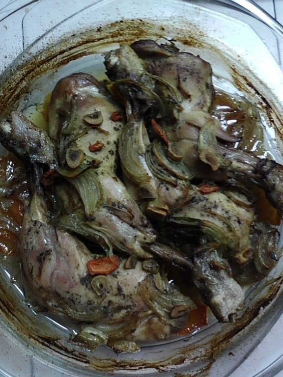 Friptura  din pulpe la cuptor