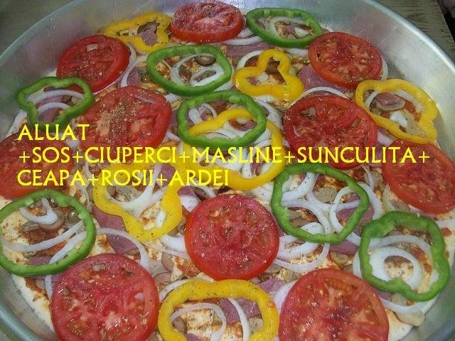 Pizza  a la Camelia(de 2 feluri)