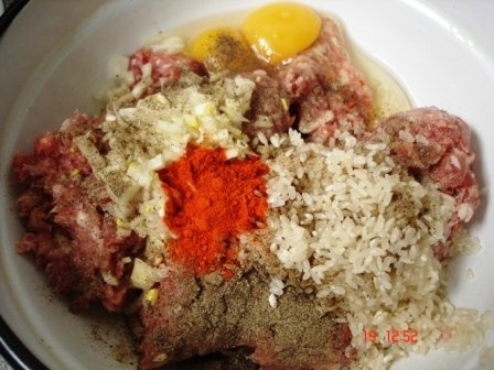 Supa de ardei umplut