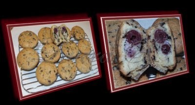 Muffins cu ciocolata si visine/cirese