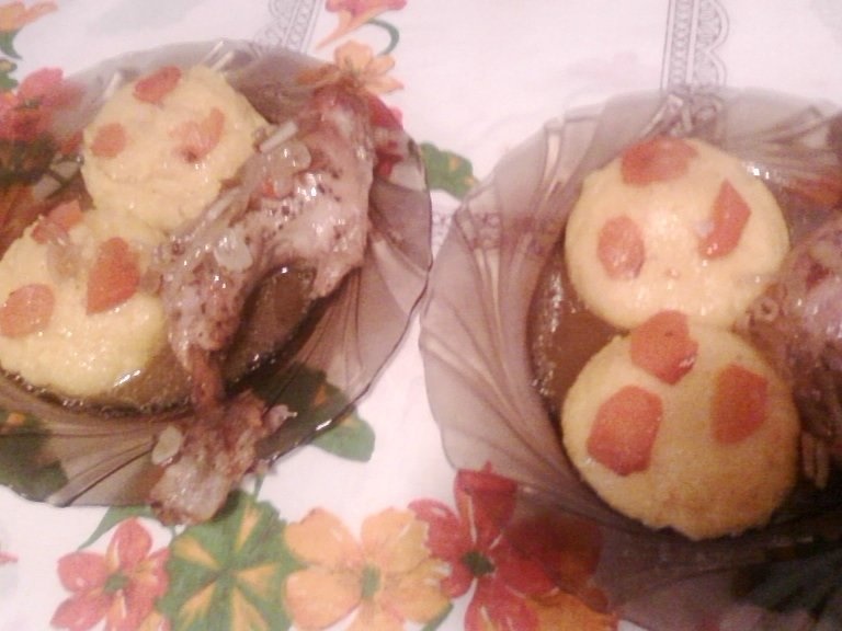 Pulpe la cuptor cu mamaliguta