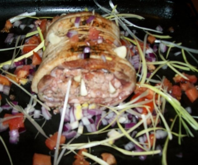 Piept de porc cu mazare si friganele