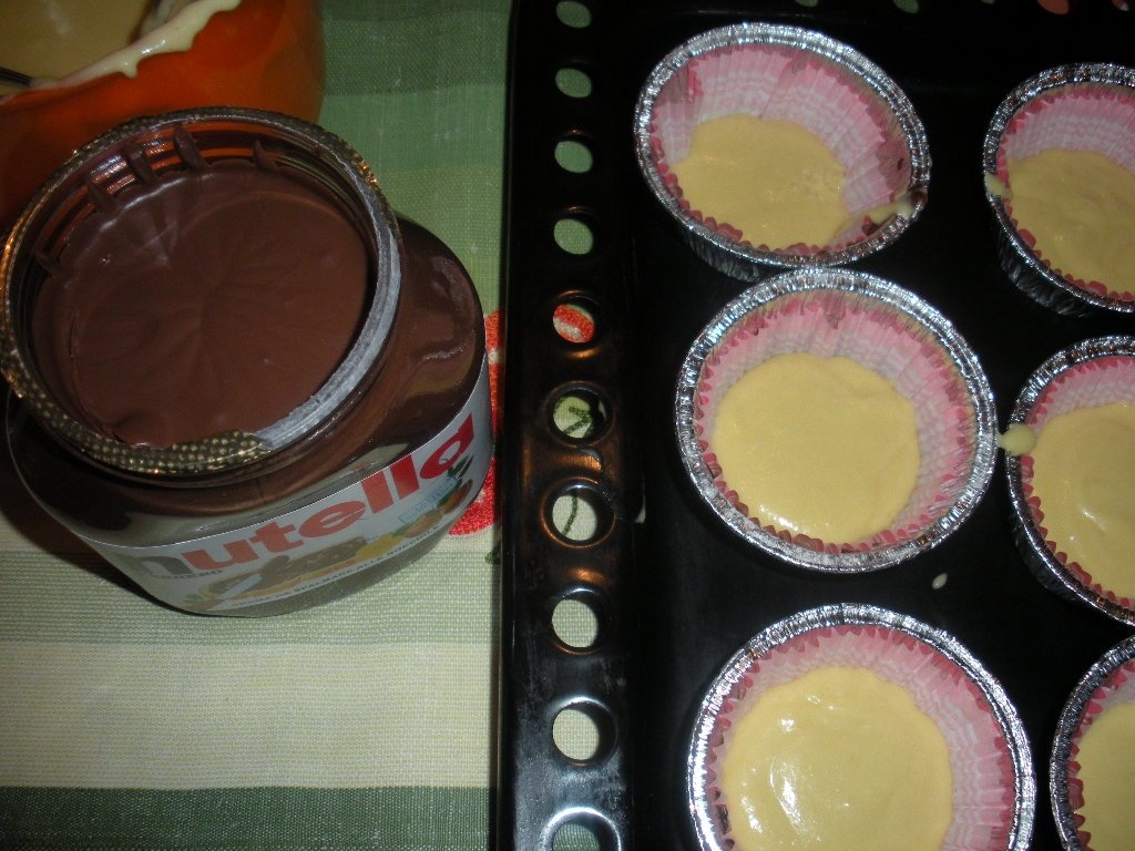 Muffins cu nutella