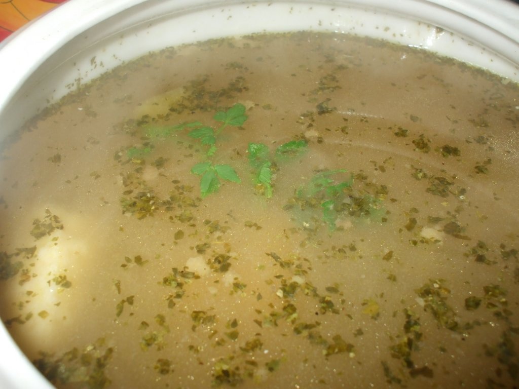 Supa de vacuta cu galuste