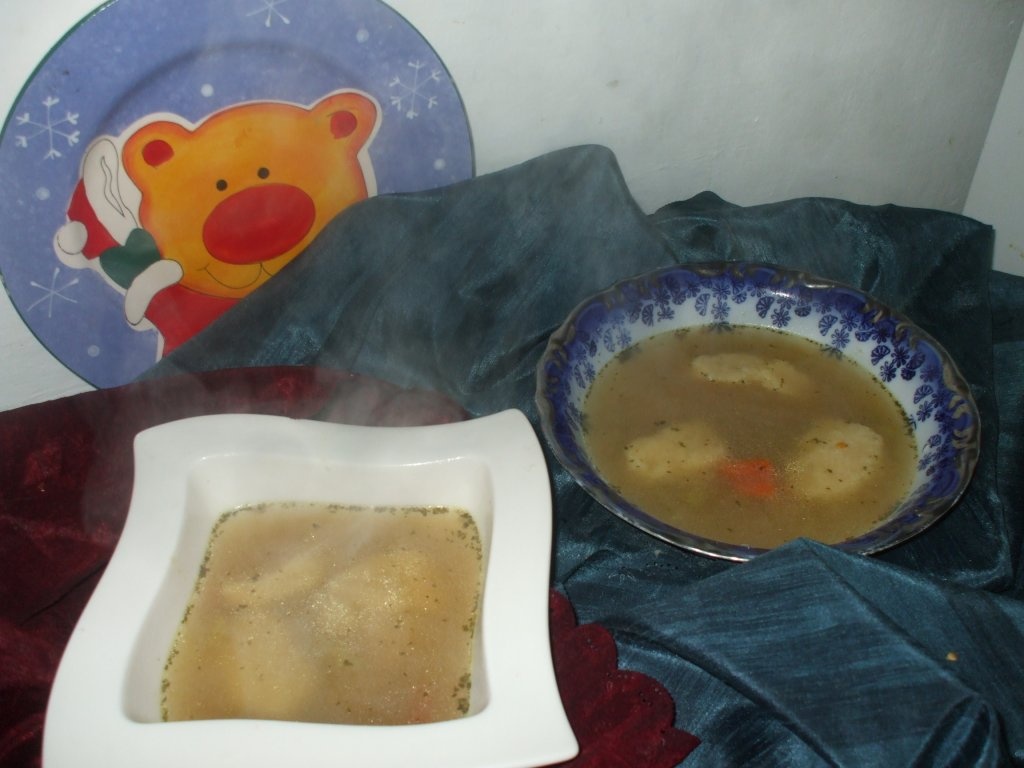 Supa de vacuta cu galuste