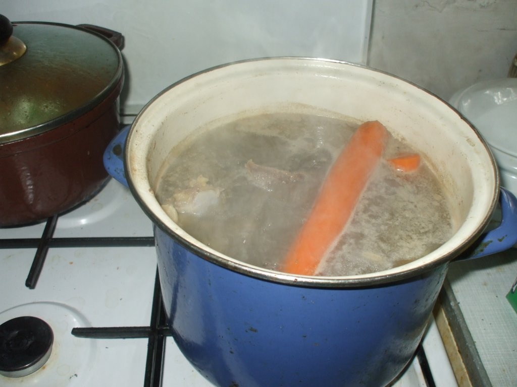 Supa de vacuta cu galuste