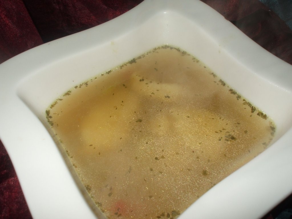 Supa de vacuta cu galuste