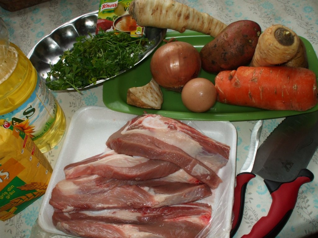 Supa de vitel cu galuste