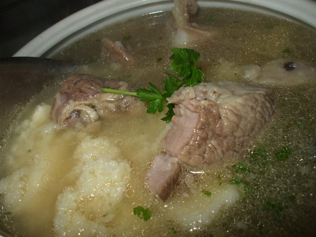 Supa de vitel cu galuste