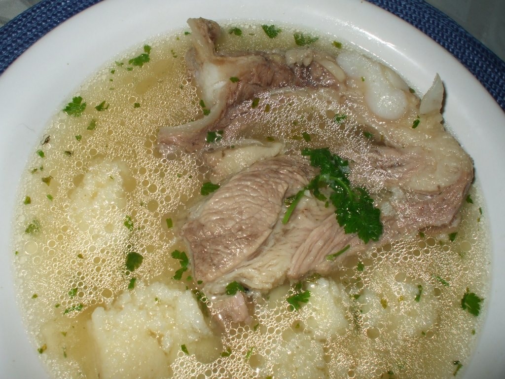 Supa de vitel cu galuste