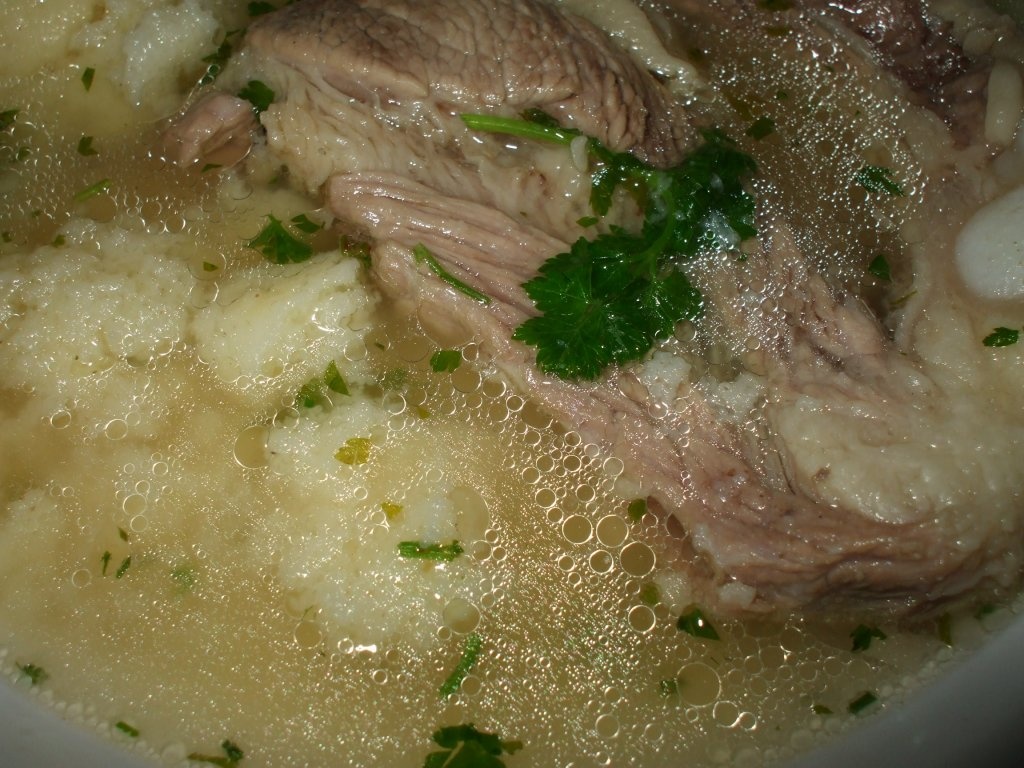 Supa de vitel cu galuste