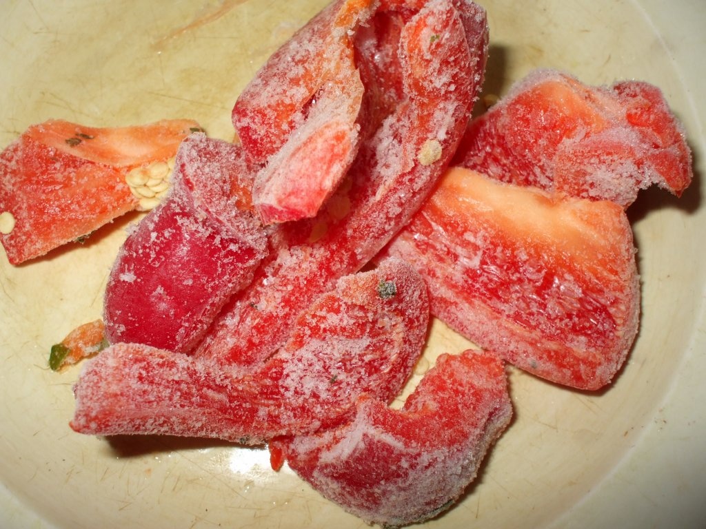 Ciorba de vitel cu legume congelate