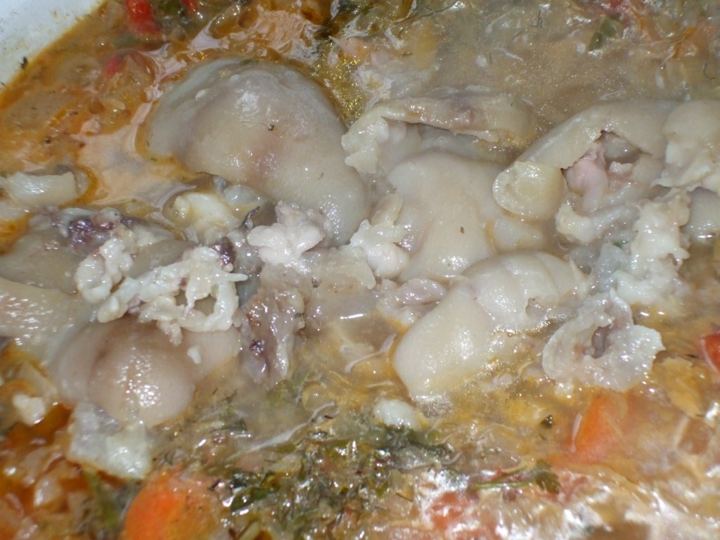 Varza calita cu ciolan crud