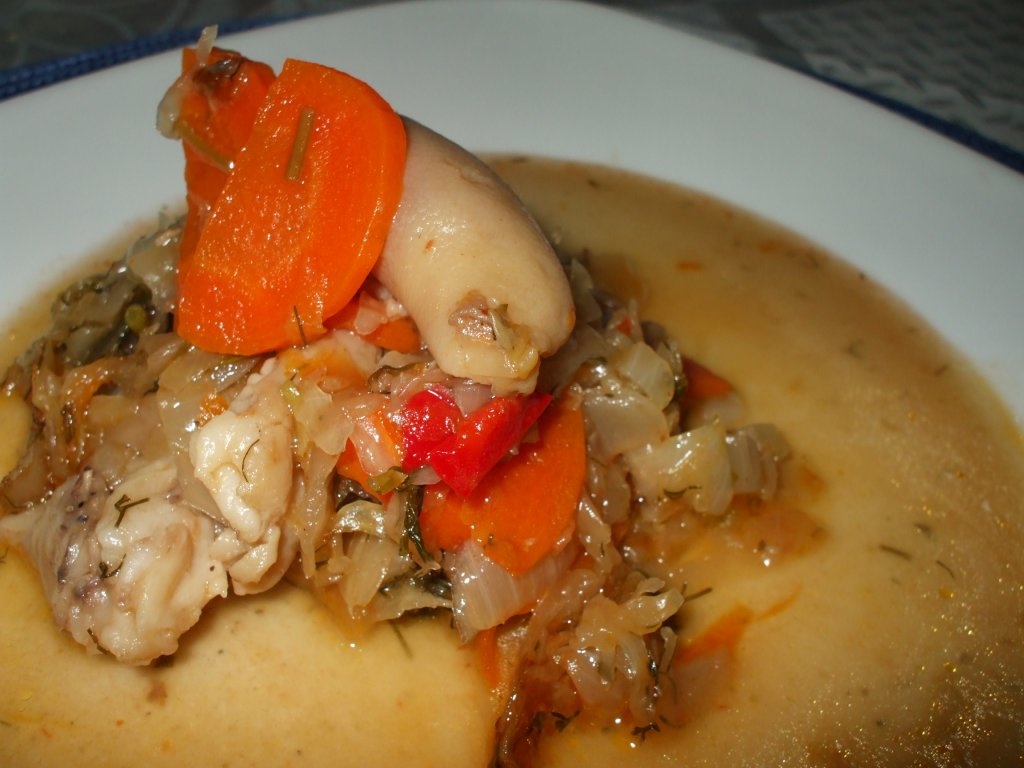 Varza calita cu ciolan crud