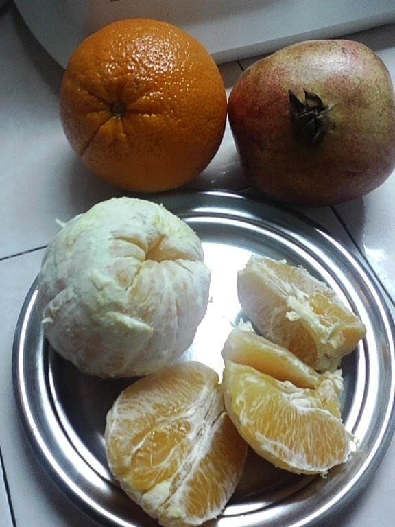 Suc natural de rodie si portocale