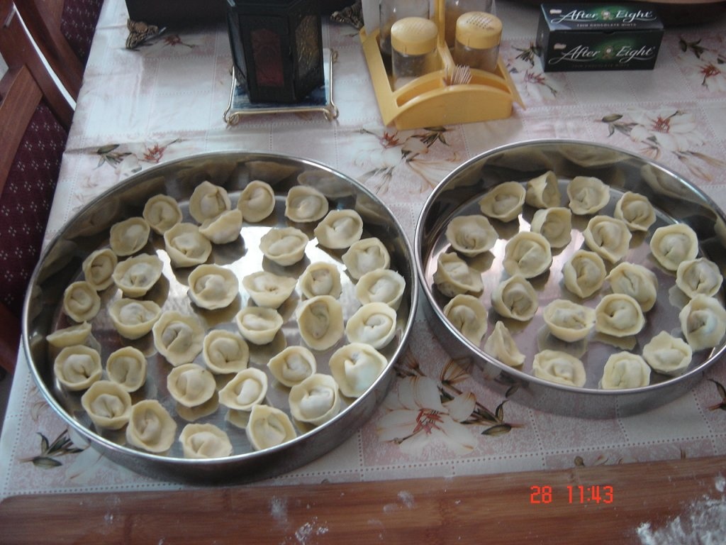 Shish Barak bi laban-Placintele cu carne in supa de iaurt