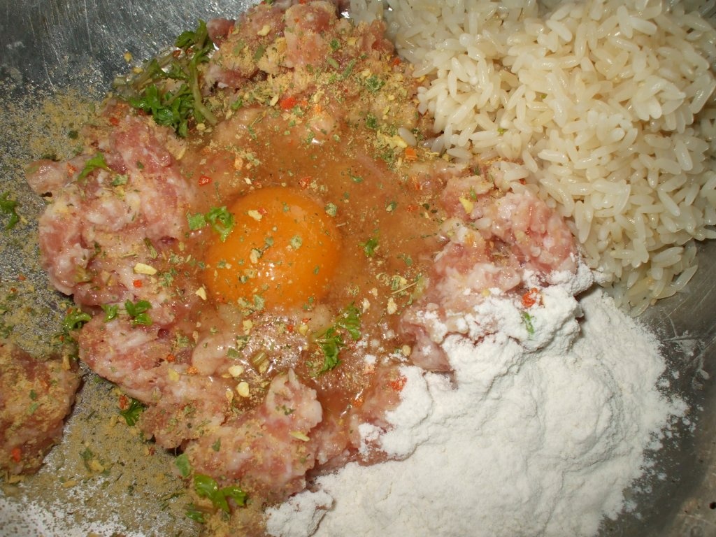 Ciorba de perisoare cu legume deshidratate