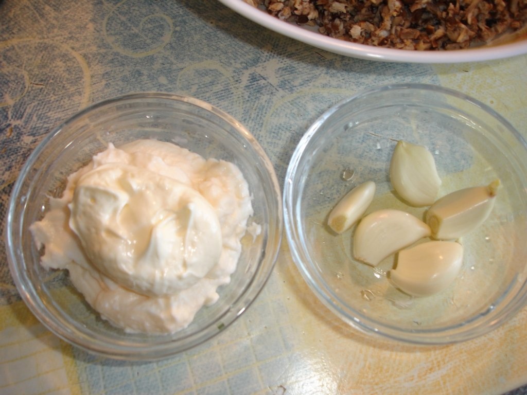 Ghebe cu maioneza si usturoi