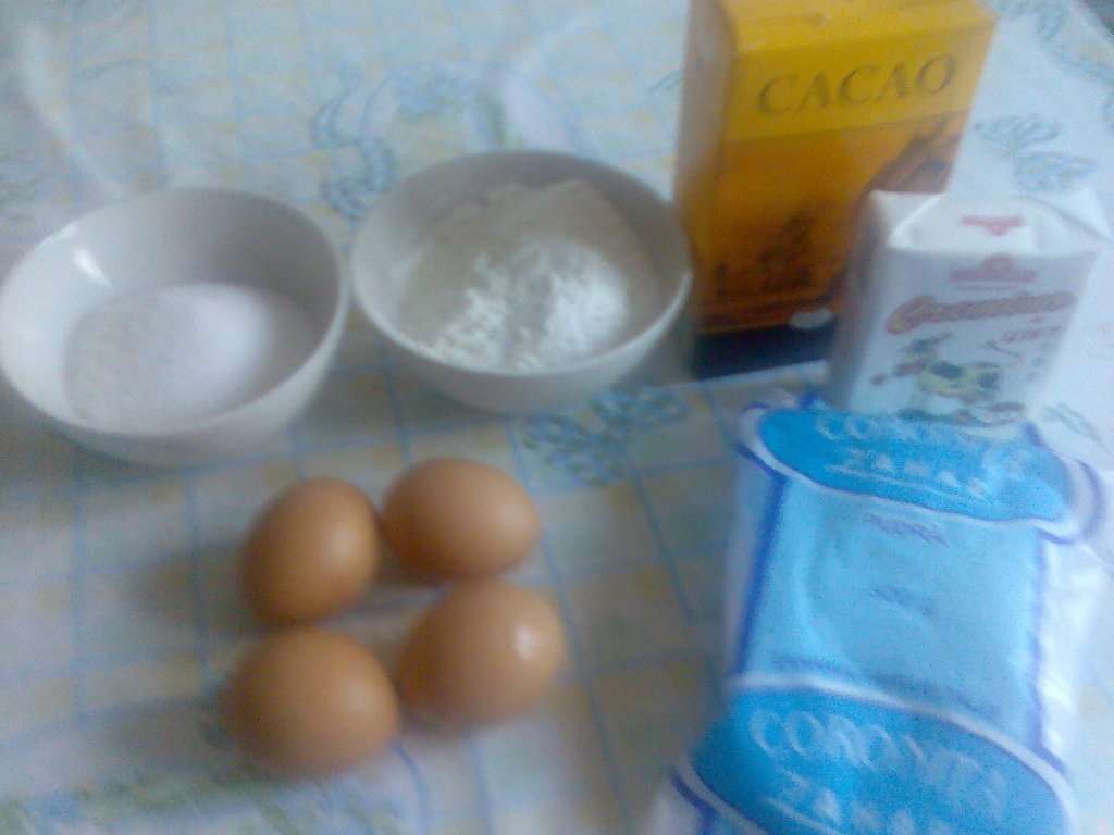 Tort cu crema de cacao si aroma de nescafe