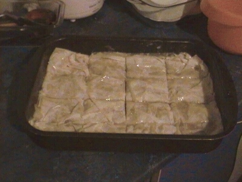 Foietaj cu gem de gutui si nuca