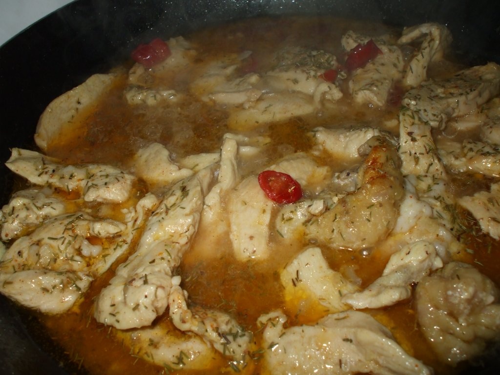 Piccata cu piept de pui