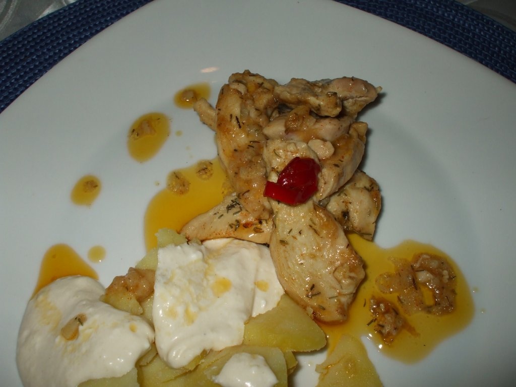 Piccata cu piept de pui