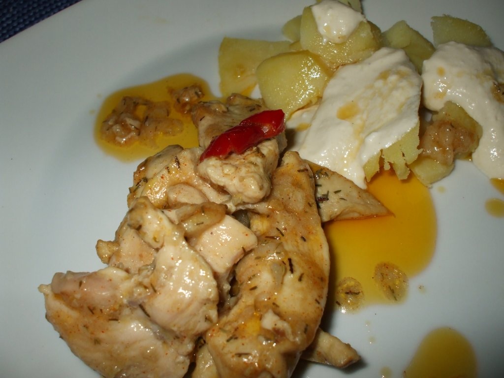 Piccata cu piept de pui