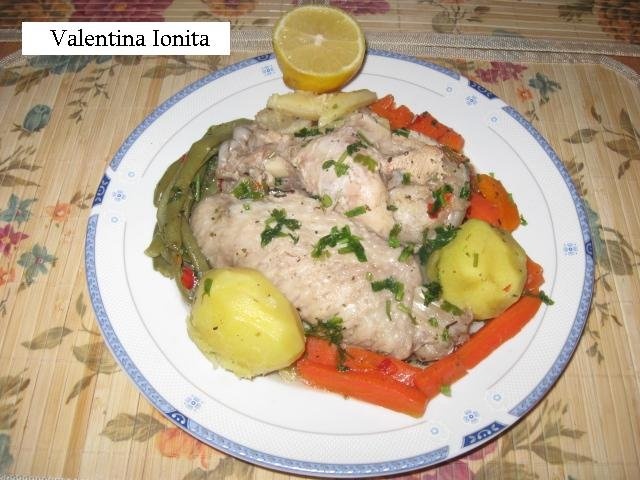 Rasol de curcan cu legume