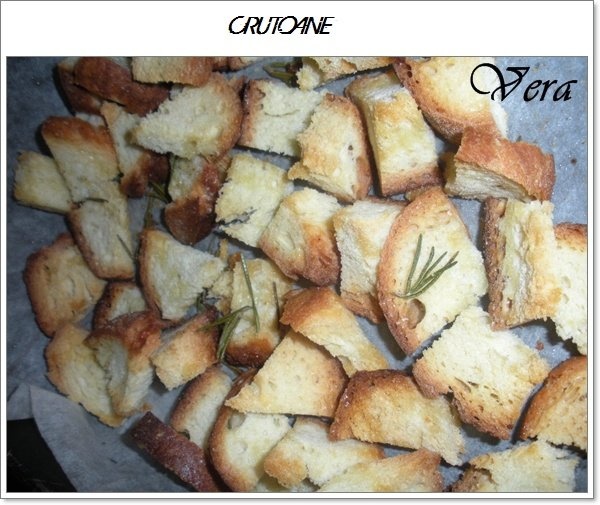 Crutoane cu rosmarin si kimen