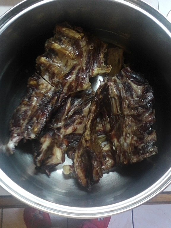 Afumatura cu mamaliguta