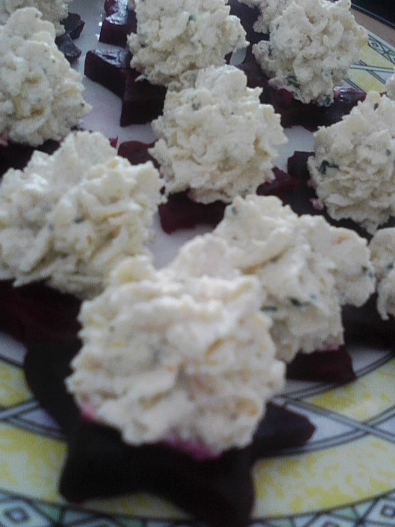 Stelute cu pasta de branza