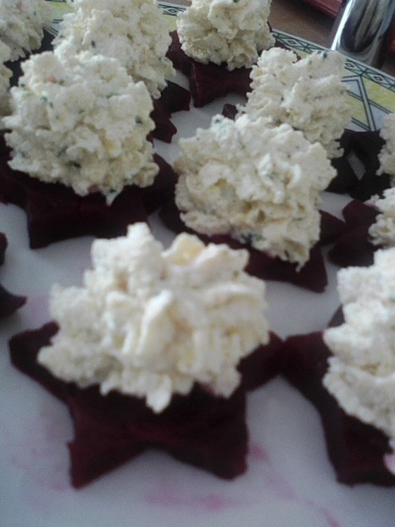 Stelute cu pasta de branza