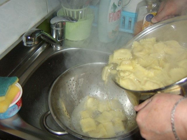 Ravioli cu smantana