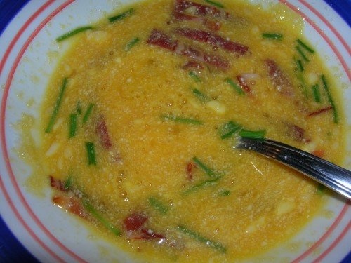 omleta cu cartofi si kaiser