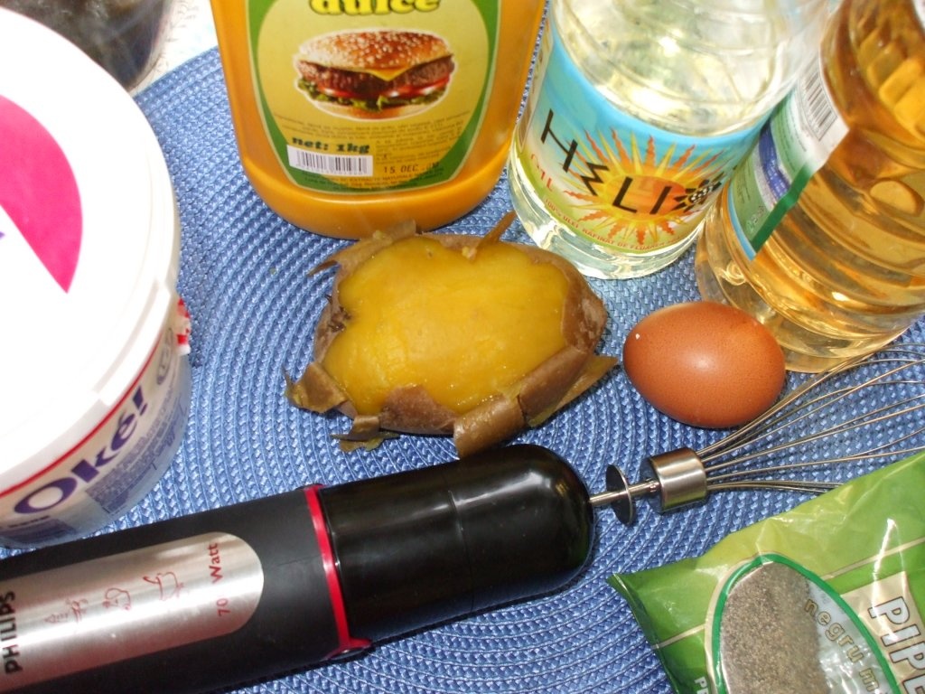 Maioneza dietetica cu cartofi