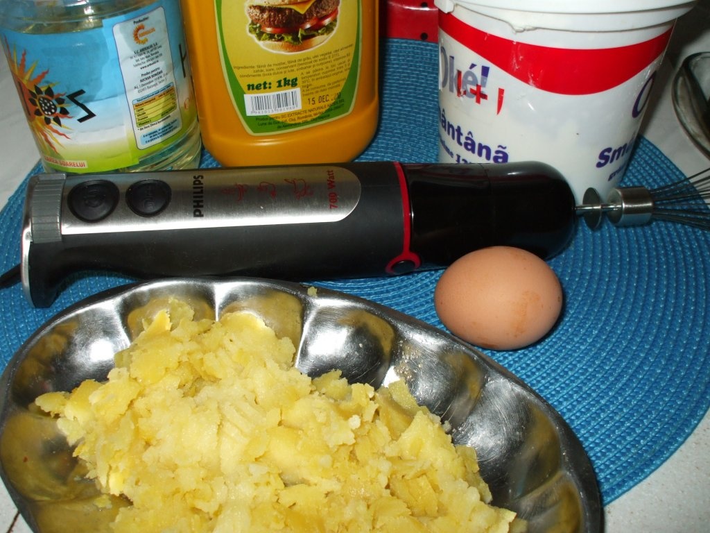 Maioneza dietetica cu cartofi