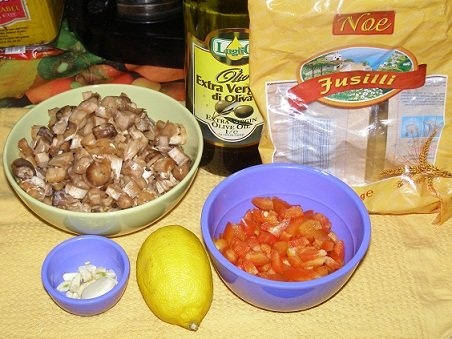 paste cu ciuperci si ardei