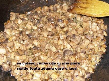 paste cu ciuperci si ardei
