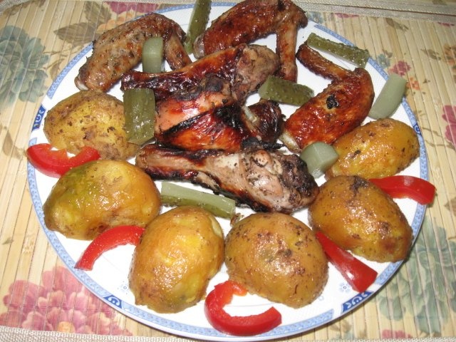 Friptura de pui marinata la grill