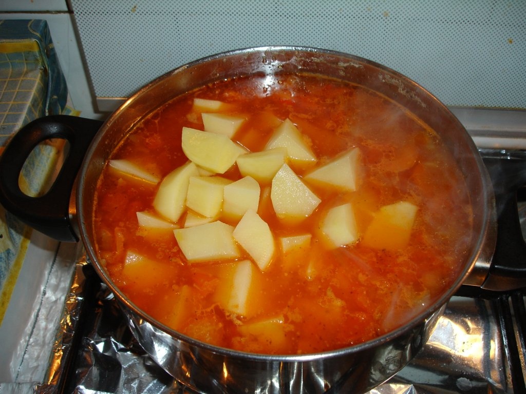 Mancarica de cartofi cu pulpa de curcan