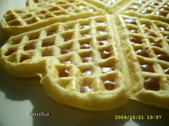 Gauffre cu caramel
