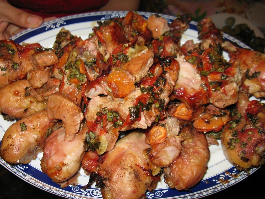 Fripura pulpe de pui si carne de porc