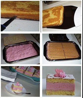 Prajitura cu crema de capsuni(© Copyright) by Laura S.