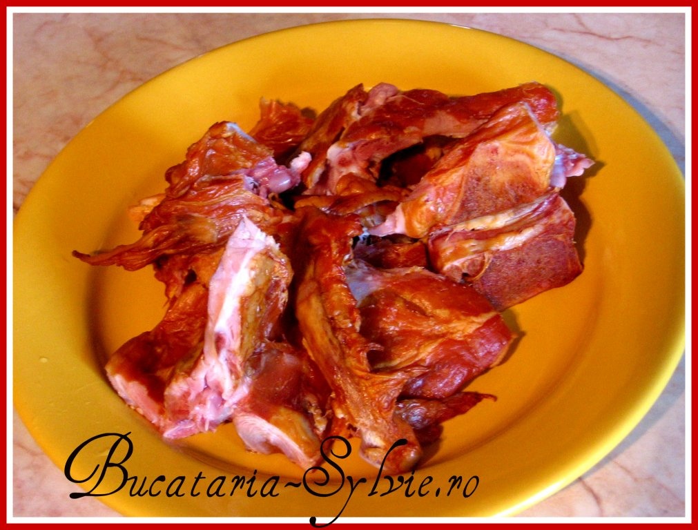 Ciorba de cartofi cu costita afumata