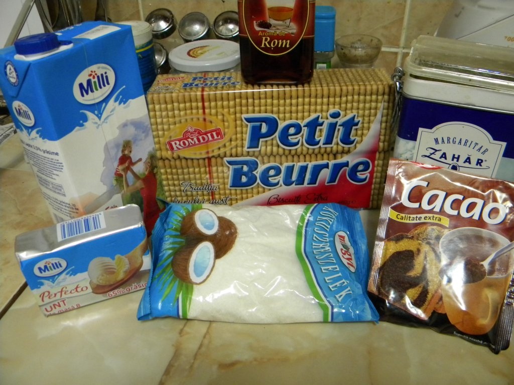 Salam de biscuiţi reţetă